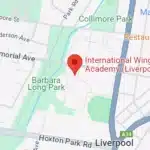 Map of Liverpool Kung Fu school