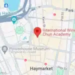 Map of Sydney Kung Fu school